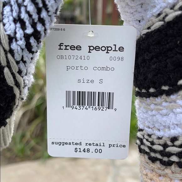 🌺 Free People; BNWT Porto Combo Sweater Sz. S & M - Picture 4 of 16